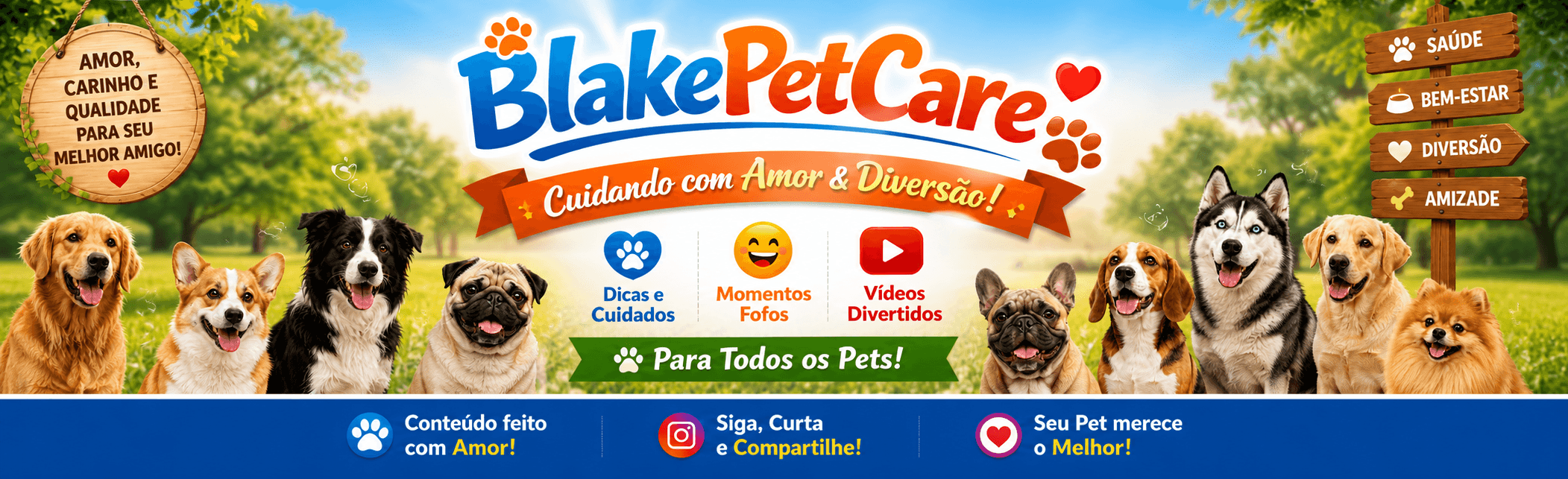 BlakePetCare - Cuidando com Amor & Diversão